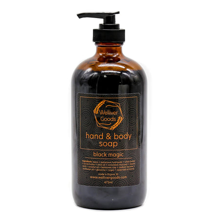 welliver goods - black magic liquid soap - 473mL - Mortise And Tenon