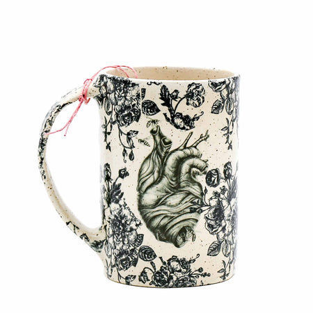 Wildfire Ceramics - Wasp Heart Mug #3 - Mortise And Tenon
