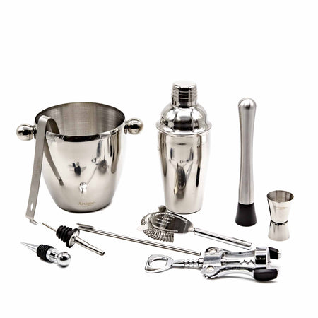 16 Piece Wine & Cocktail Bar Set - Mortise And Tenon