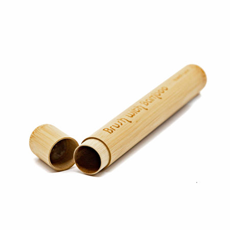Brush With Bamboo Travel Case - 2 Sizes - Mortise And Tenon