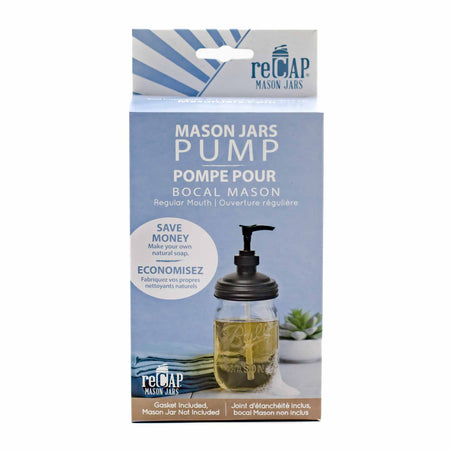 recap Mason Jar Pump - Mortise And Tenon
