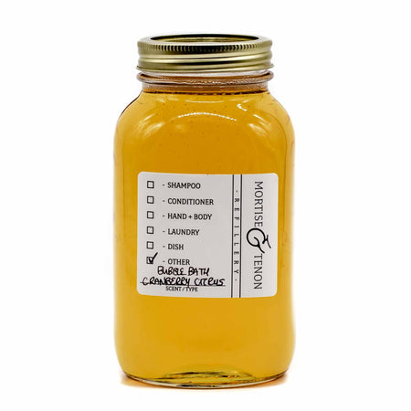 Bulk Pre-filled Bubble Bath - Citrus & Cranberry - Mortise And Tenon