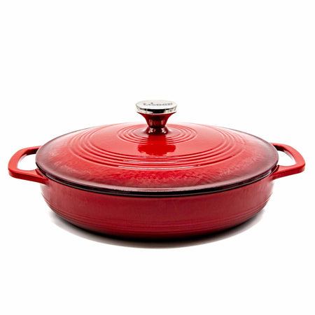 Lodge Enamel 3.6 Quart Casserole - 3 Colours - Mortise And Tenon