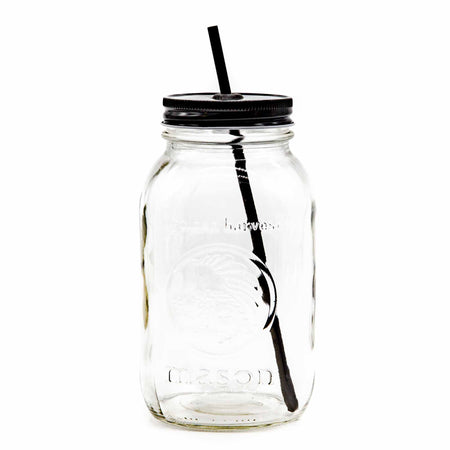 Mason Jar Lids with Straw Hole - 7 Colours - Mortise And Tenon
