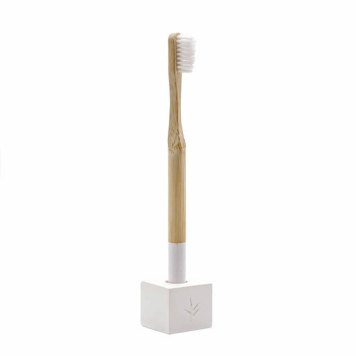 Natural Stone Stand for Toothbrush or Razor - Mortise And Tenon