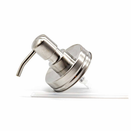 Stainless Steel Mason Jar Pump - Mortise And Tenon