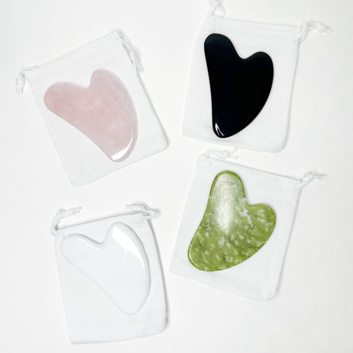 Natural Gua Sha Stone - Facial Massager Stone - Mortise And Tenon