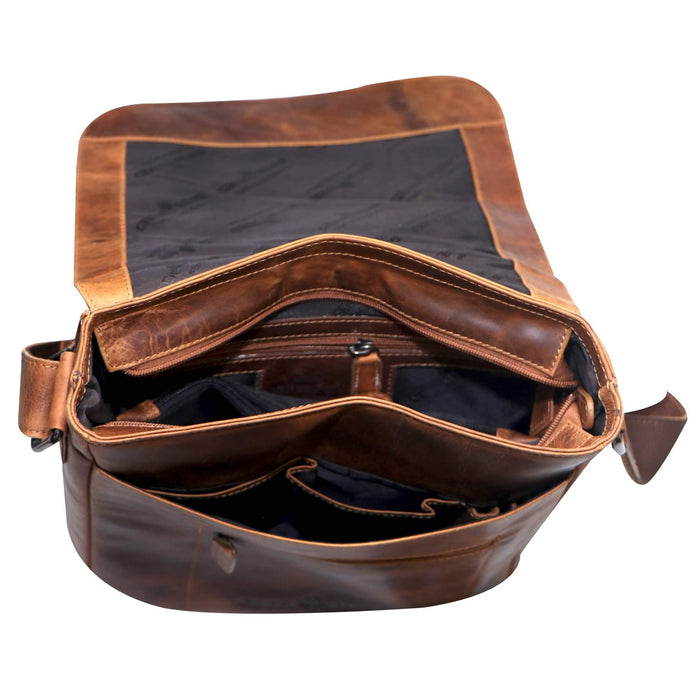 Hetwig Leather Bag Men Small Shoulder Bag Women Crossbody Bag