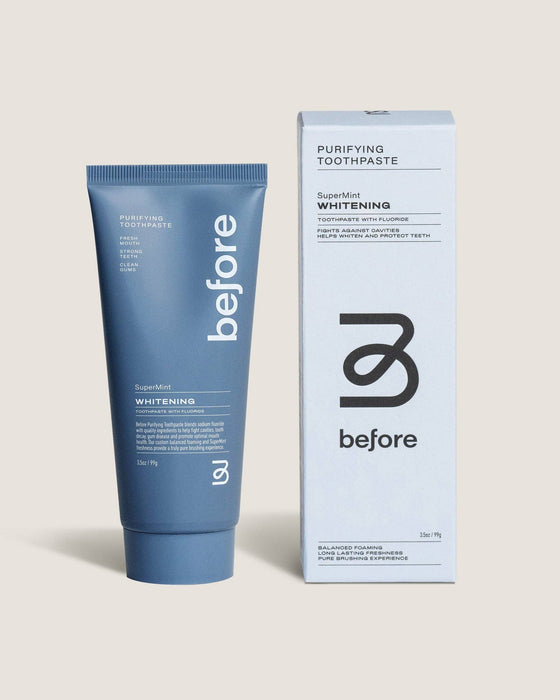 Fluoride SuperMint Whitening Toothpaste - Mortise And Tenon