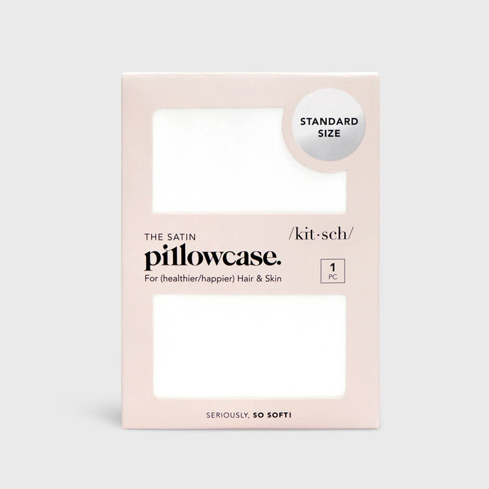 Satin Pillowcase Standard - Ivory