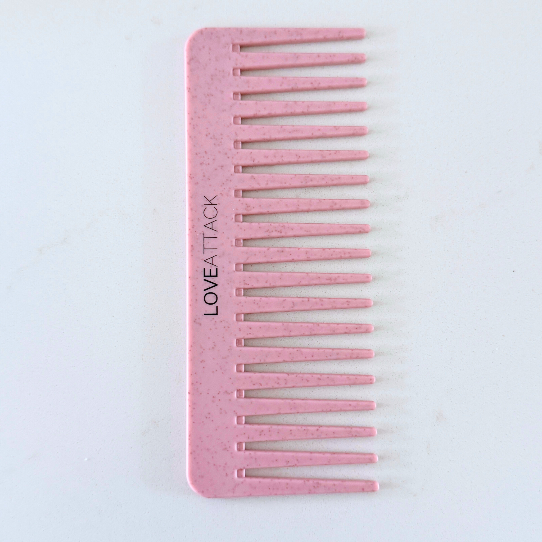 Wheat Straw Wide Tooth Wet/Dry Detangling Hair Combs - Mortise And Tenon