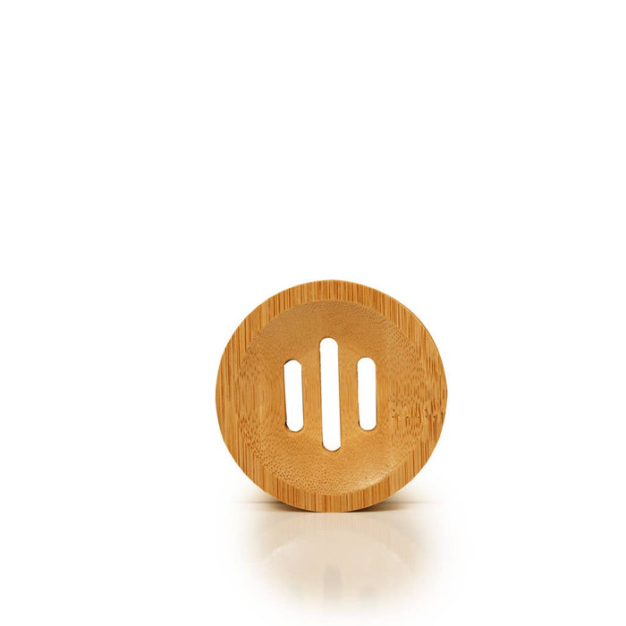 Bamboo soap dish - round