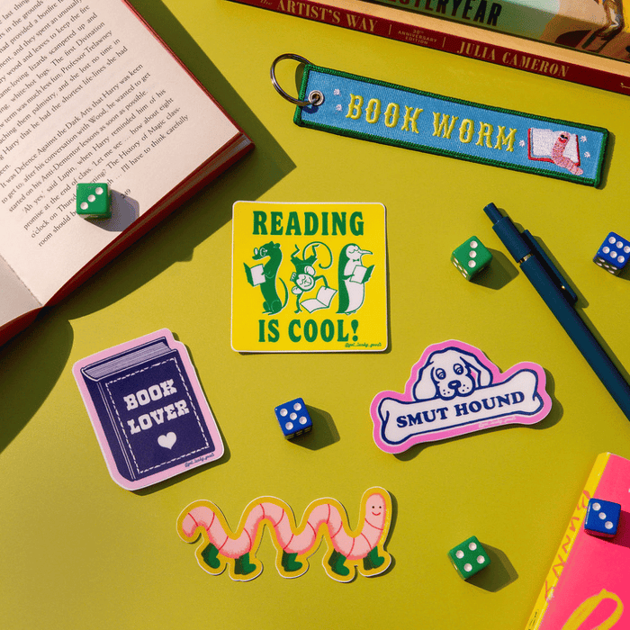 Reading is Cool – Matte Vinyl Sticker