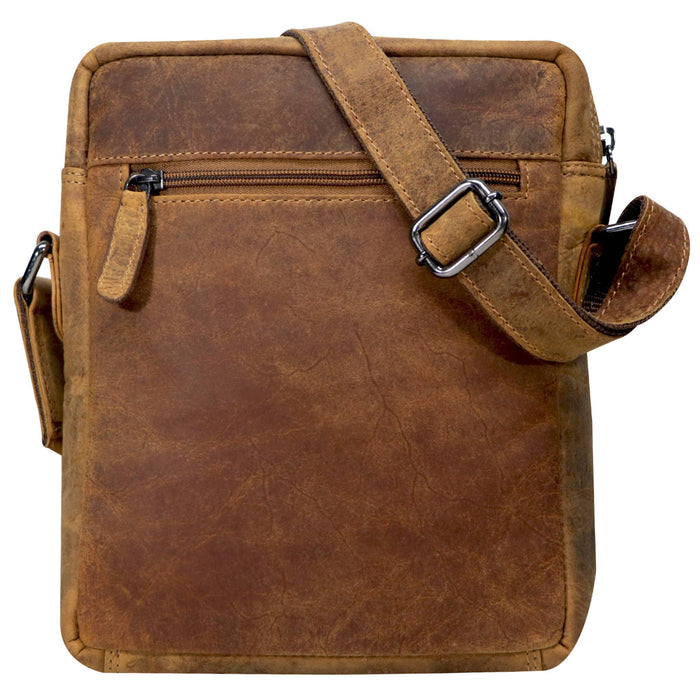 Dan men's leather crossbody bag, small shoulder bag, mobile phone