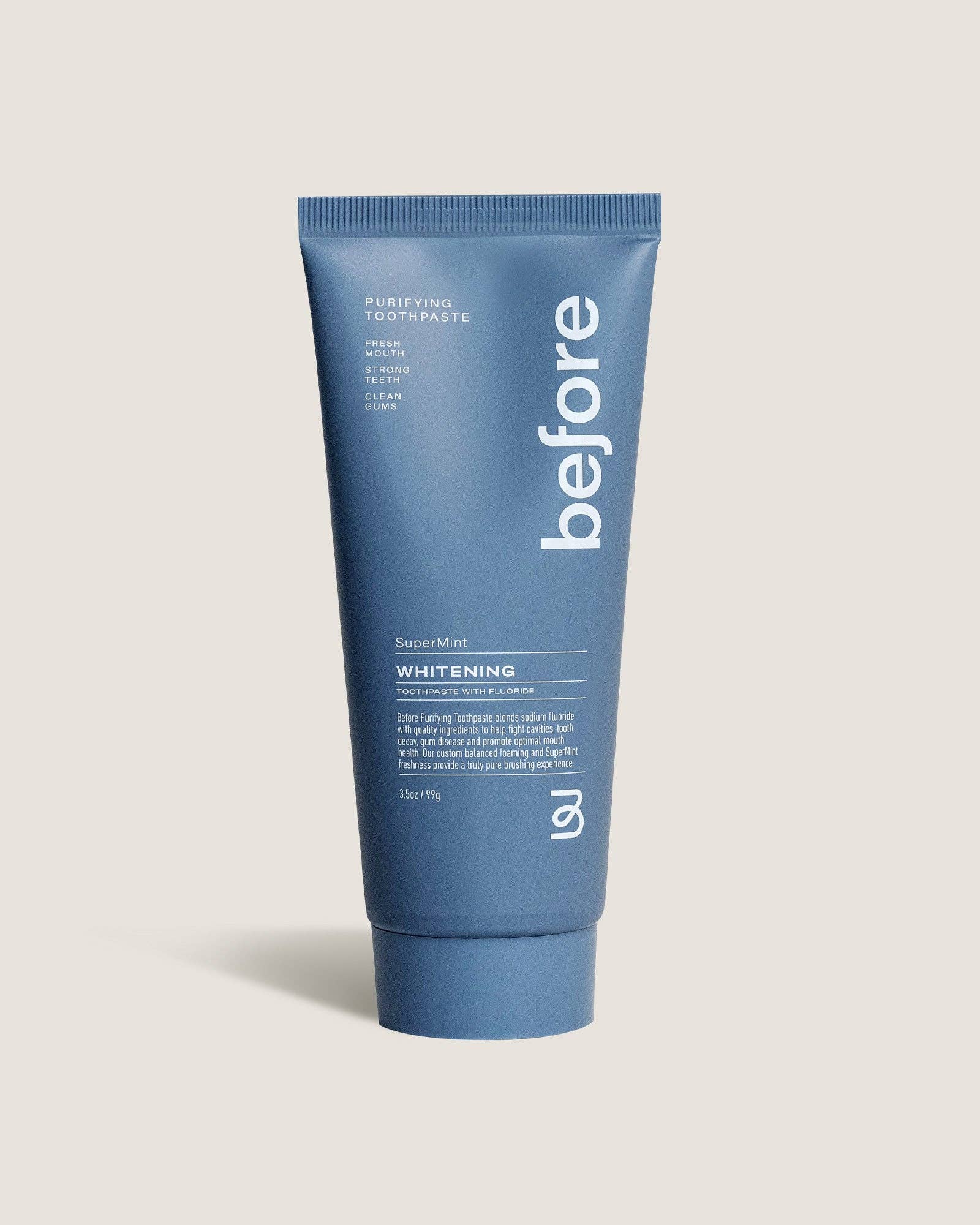 Fluoride SuperMint Whitening Toothpaste - Mortise And Tenon