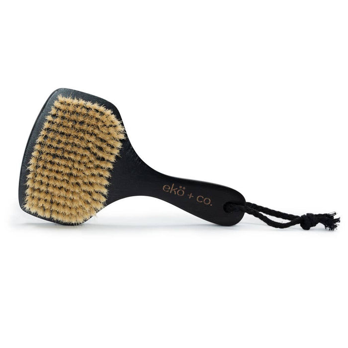 Dry body brush (fan shaped) - sisal bristles
