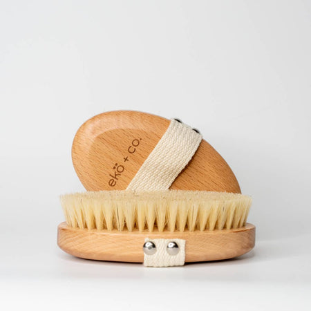 Vegan exfoliating dry body brush - Mortise And Tenon