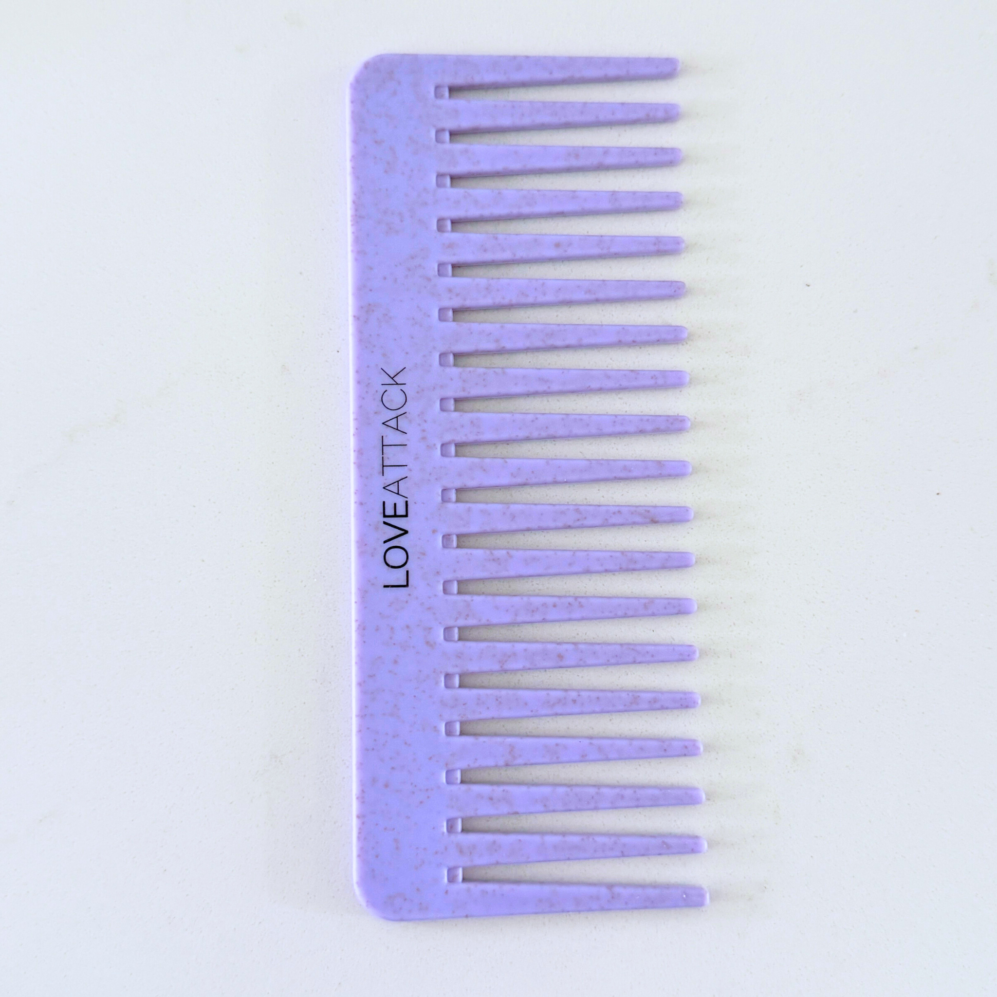 Wheat Straw Wide Tooth Wet/Dry Detangling Hair Combs - Mortise And Tenon