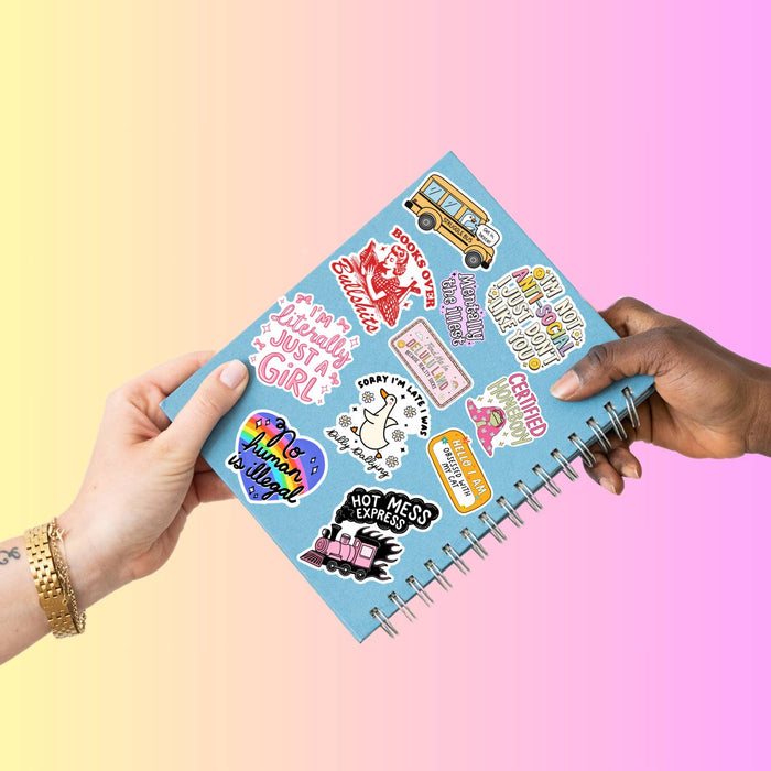 Delulu Meter Sticker, Mental Health Humor Aesthetic Decal