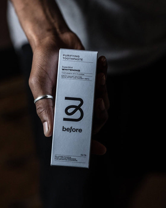 Fluoride SuperMint Whitening Toothpaste - Mortise And Tenon