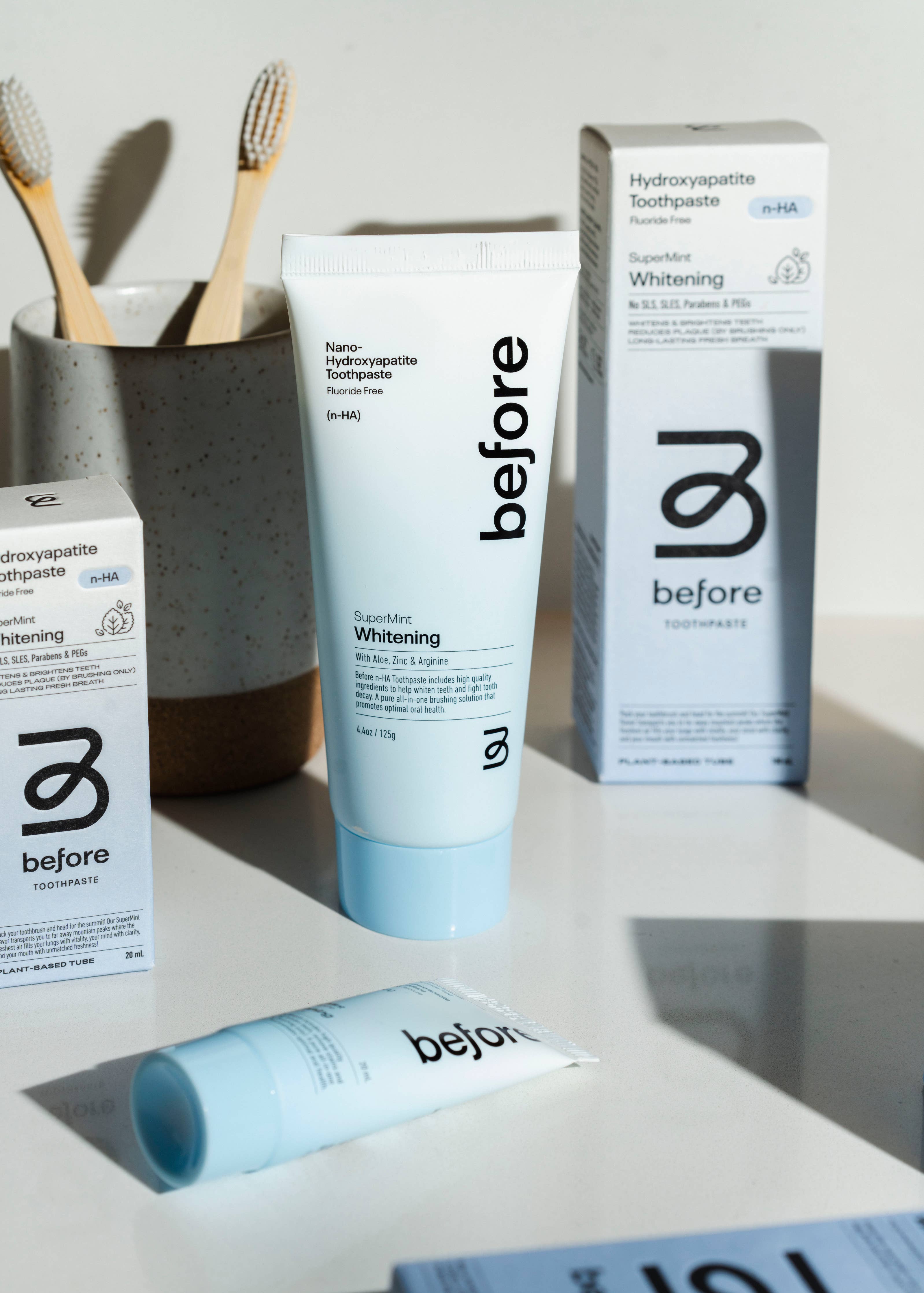 Nano-Hydroxyapatite SuperMint Whitening Toothpaste - Mortise And Tenon