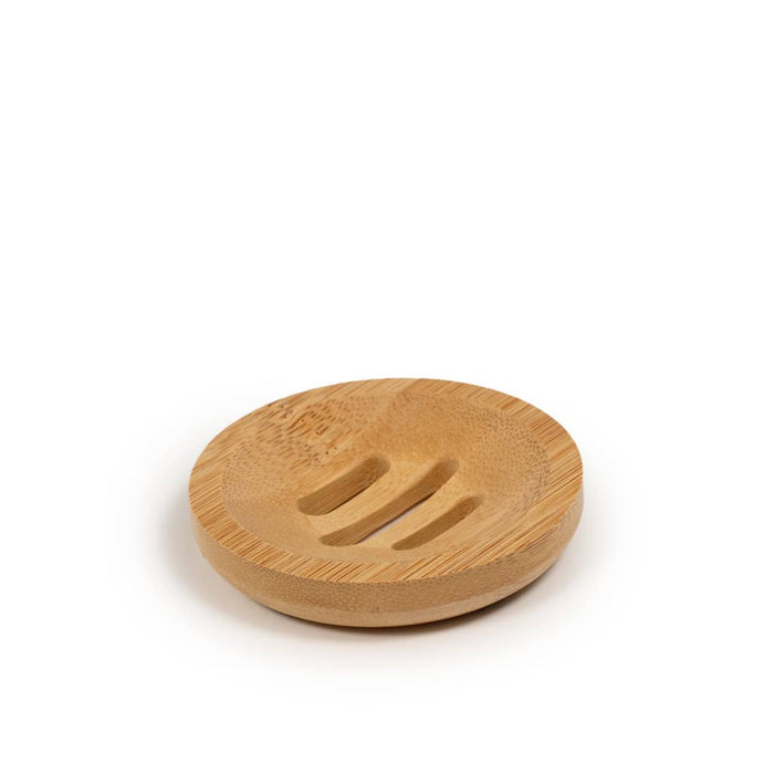 Bamboo soap dish - round