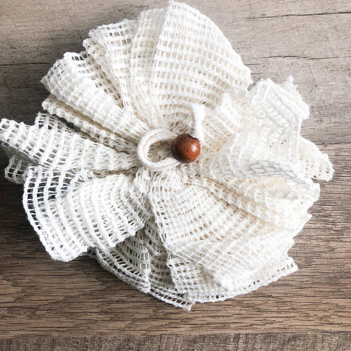 Natural Organic Ramie Bath Sponge - Plastic Free