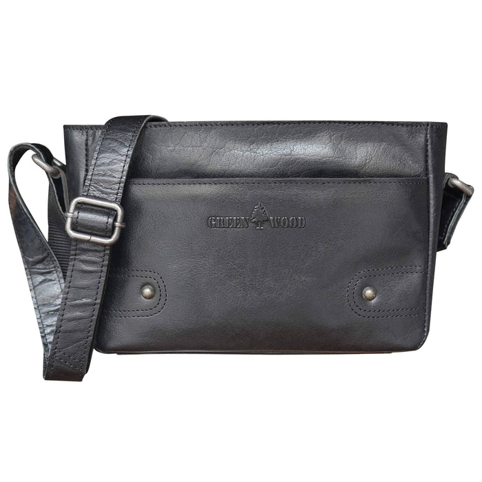 Grace Crossbody Bag Black Women's Small Leather Evening Bag