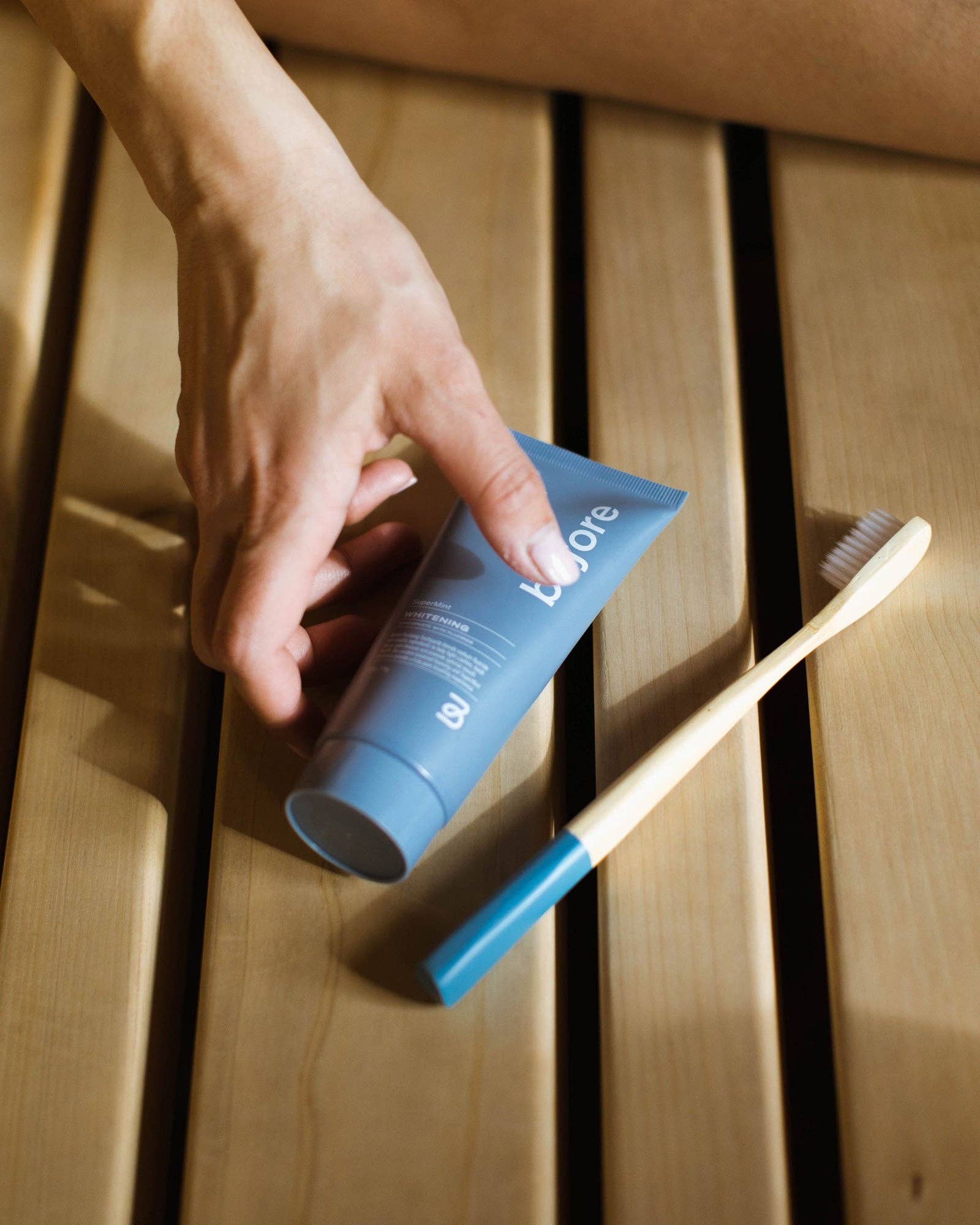 Fluoride SuperMint Whitening Toothpaste - Mortise And Tenon