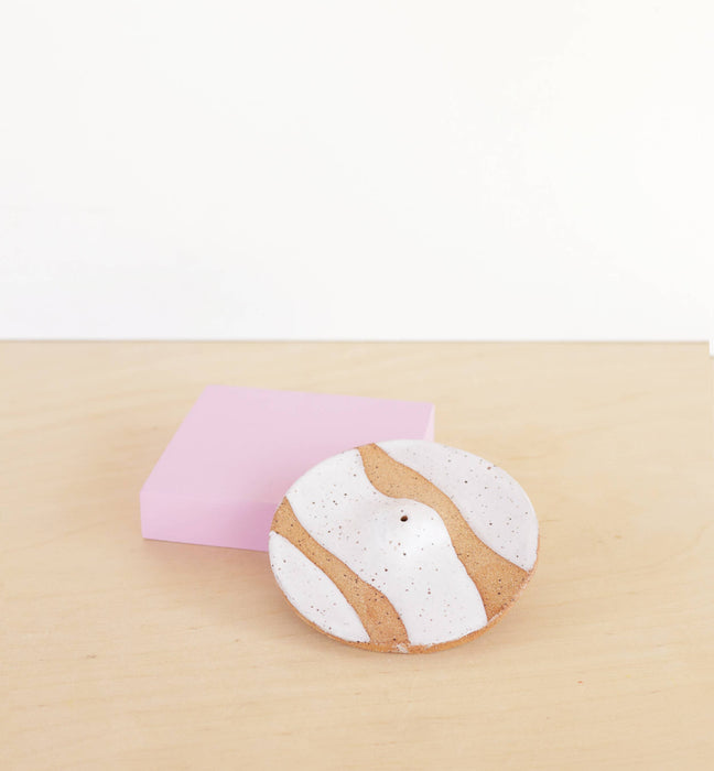 Ceramic Incense Holder - Wave XL