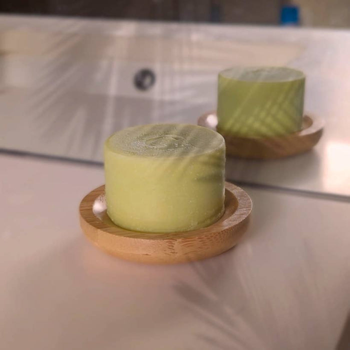 Bamboo soap dish - round