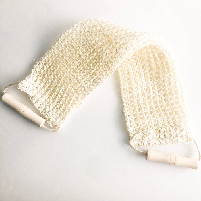 Natural Sisal Back & Body Scrubber - Organic Biodegradable
