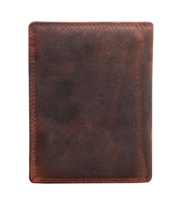 Men's Wallet RFID Protection Leather Vertical Wallet