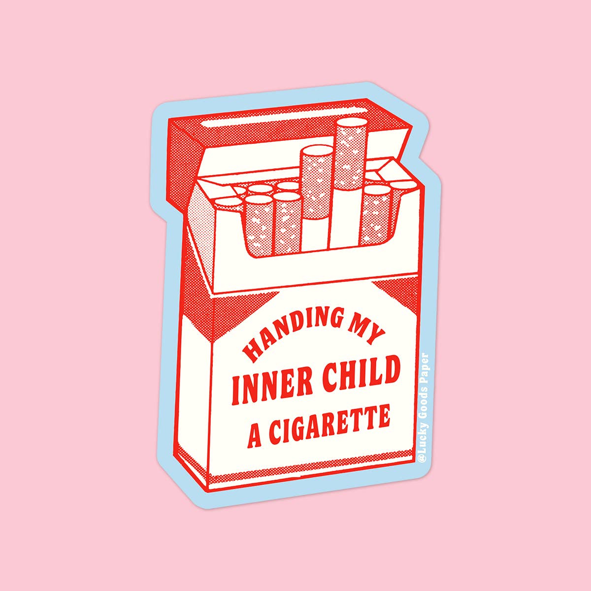 Inner Child Cig – Matte Vinyl Sticker - Mortise And Tenon