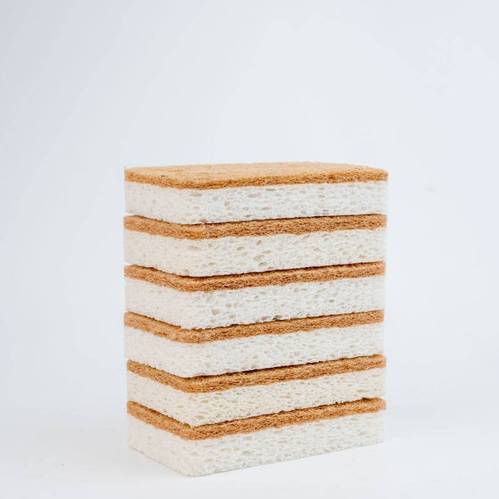 Walnut and Cellulose Biodegradable Scrubber Sponge