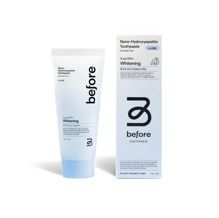 Nano-Hydroxyapatite SuperMint Whitening Toothpaste - Mortise And Tenon