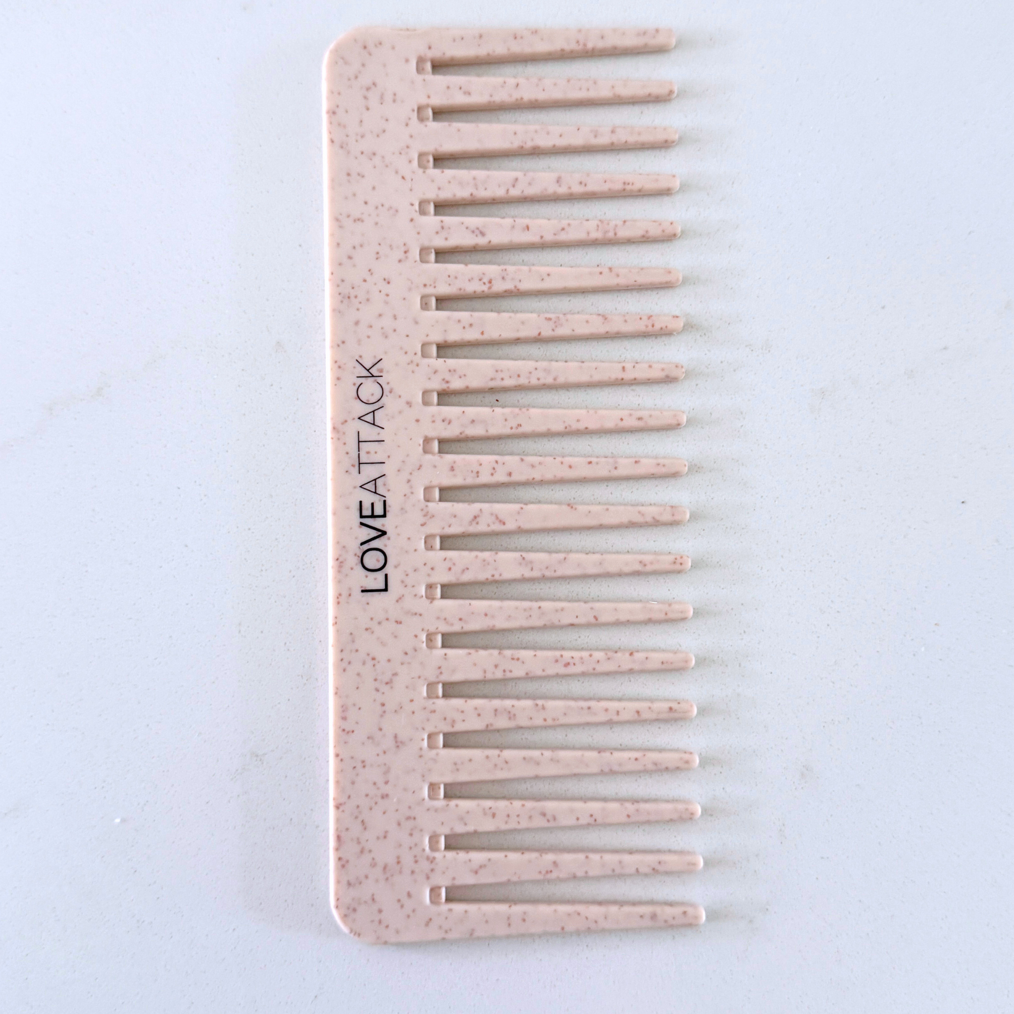 Wheat Straw Wide Tooth Wet/Dry Detangling Hair Combs - Mortise And Tenon