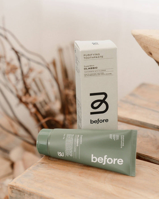 Fluoride SuperMint Classic Toothpaste - Mortise And Tenon