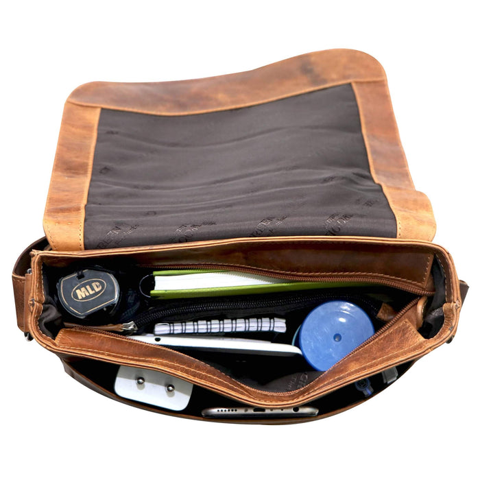 Hetwig Leather Bag Men Small Shoulder Bag Women Crossbody Bag