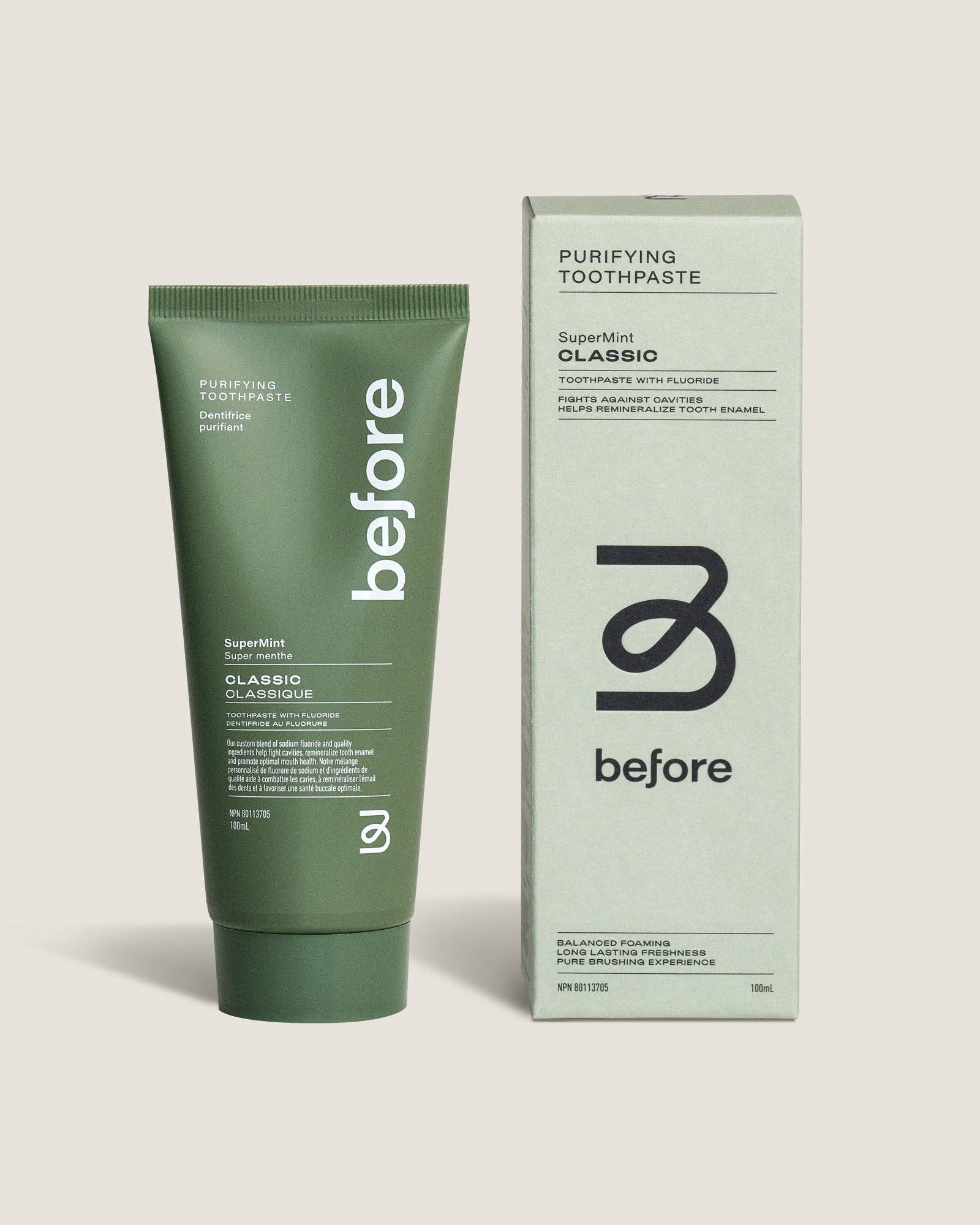 Fluoride SuperMint Classic Toothpaste - Mortise And Tenon