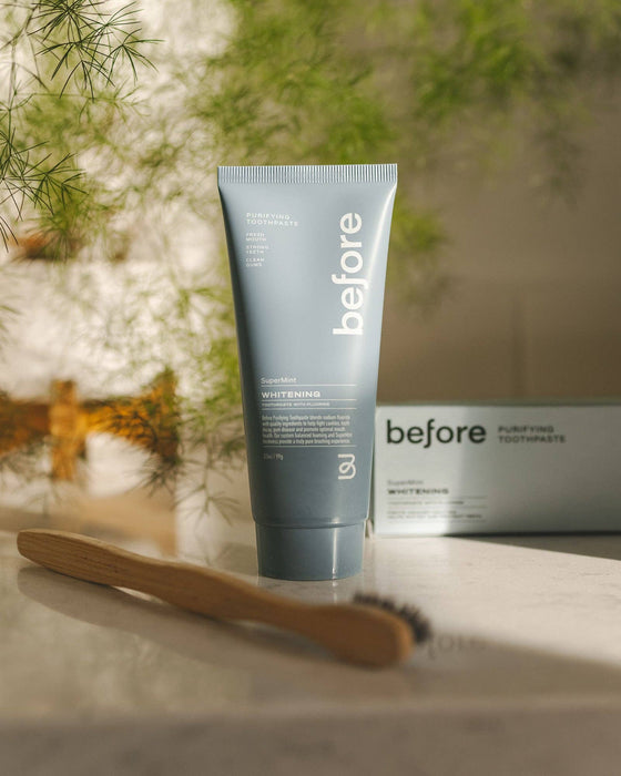 Fluoride SuperMint Whitening Toothpaste - Mortise And Tenon