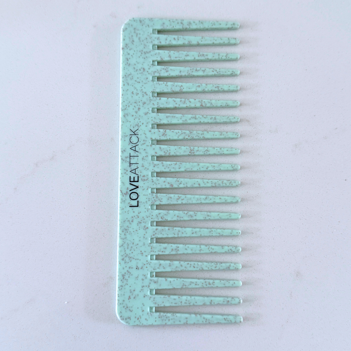 Wheat Straw Wide Tooth Wet/Dry Detangling Hair Combs - Mortise And Tenon