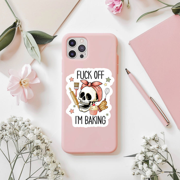I'm not demure I'm demonic, funny trendy vinyl sticker
