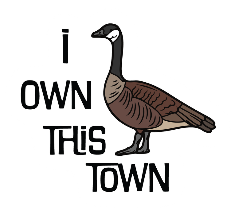 I Own This Town 2.5" Waterproof Sticker