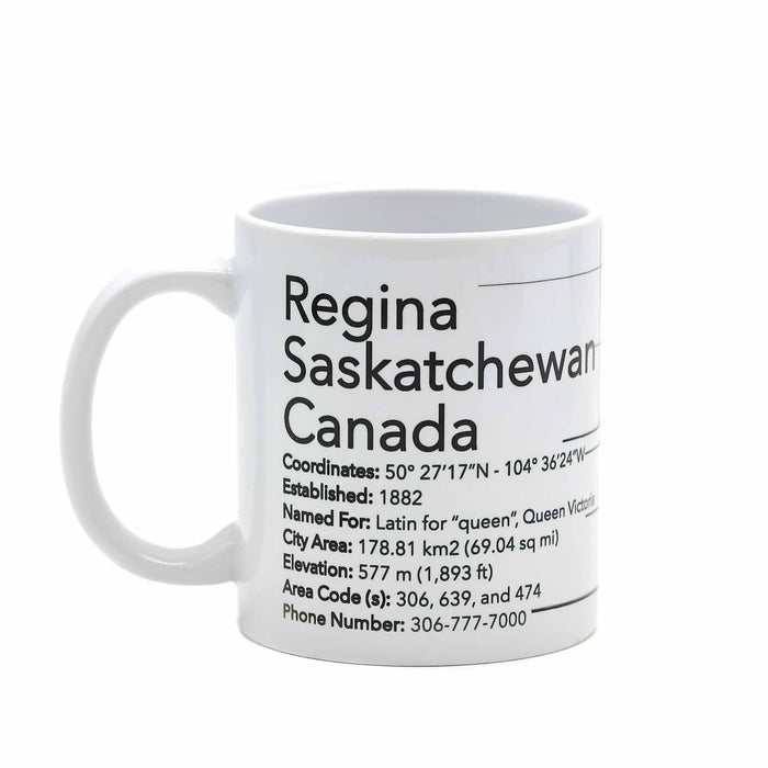 Regina Road Map 11oz Mug