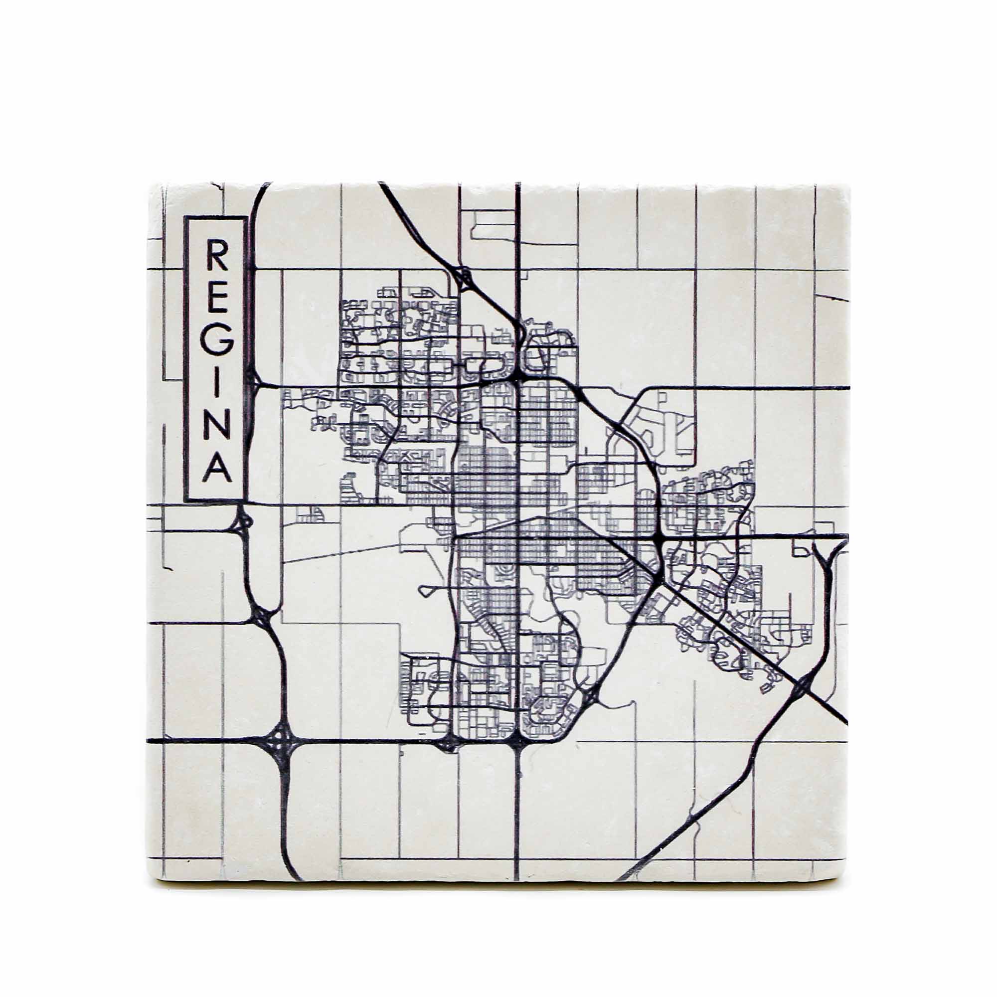 Tipsy Coasters - Regina Map - Mortise And Tenon
