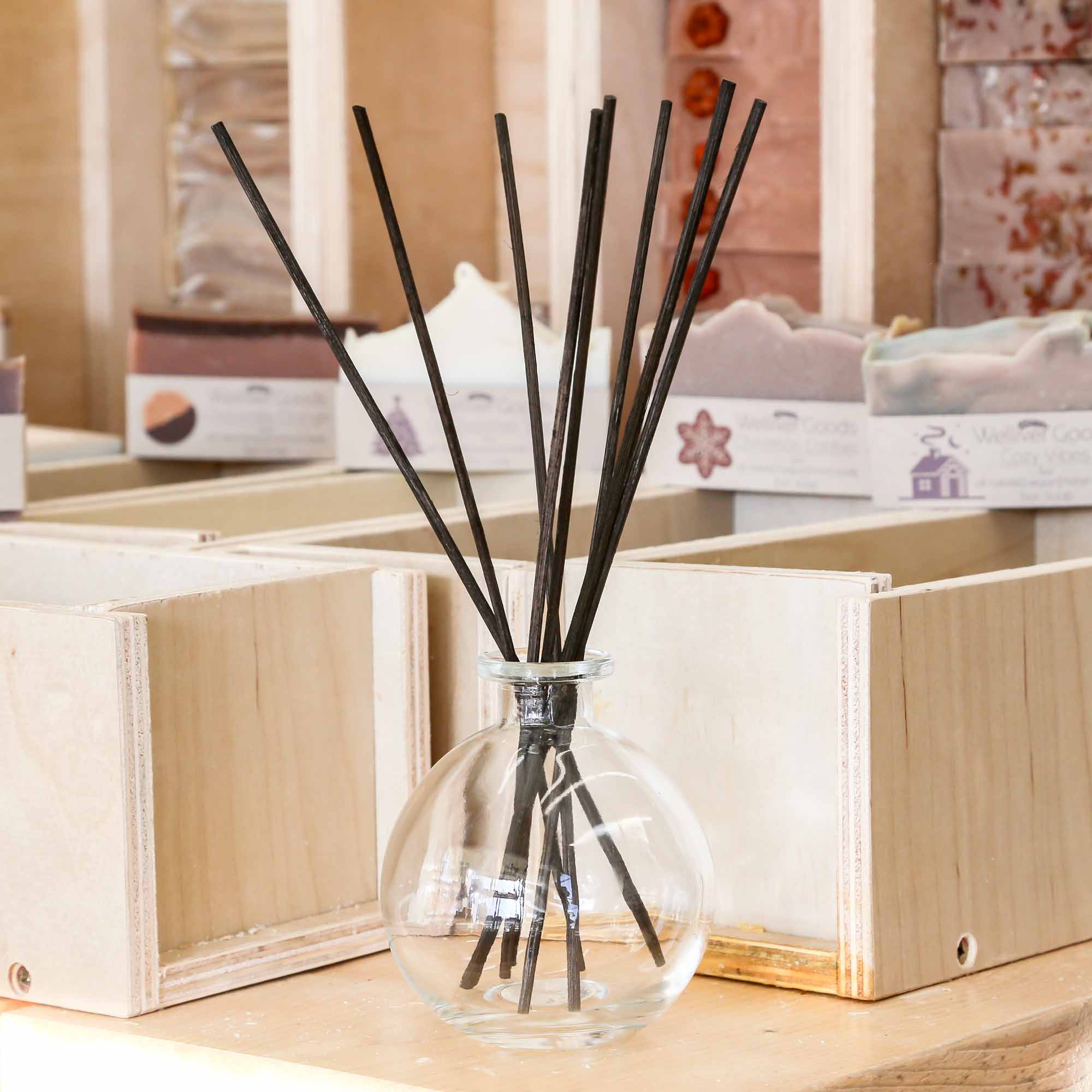 Welliver Goods - Glass Reed Diffuser Kit - Mortise And Tenon