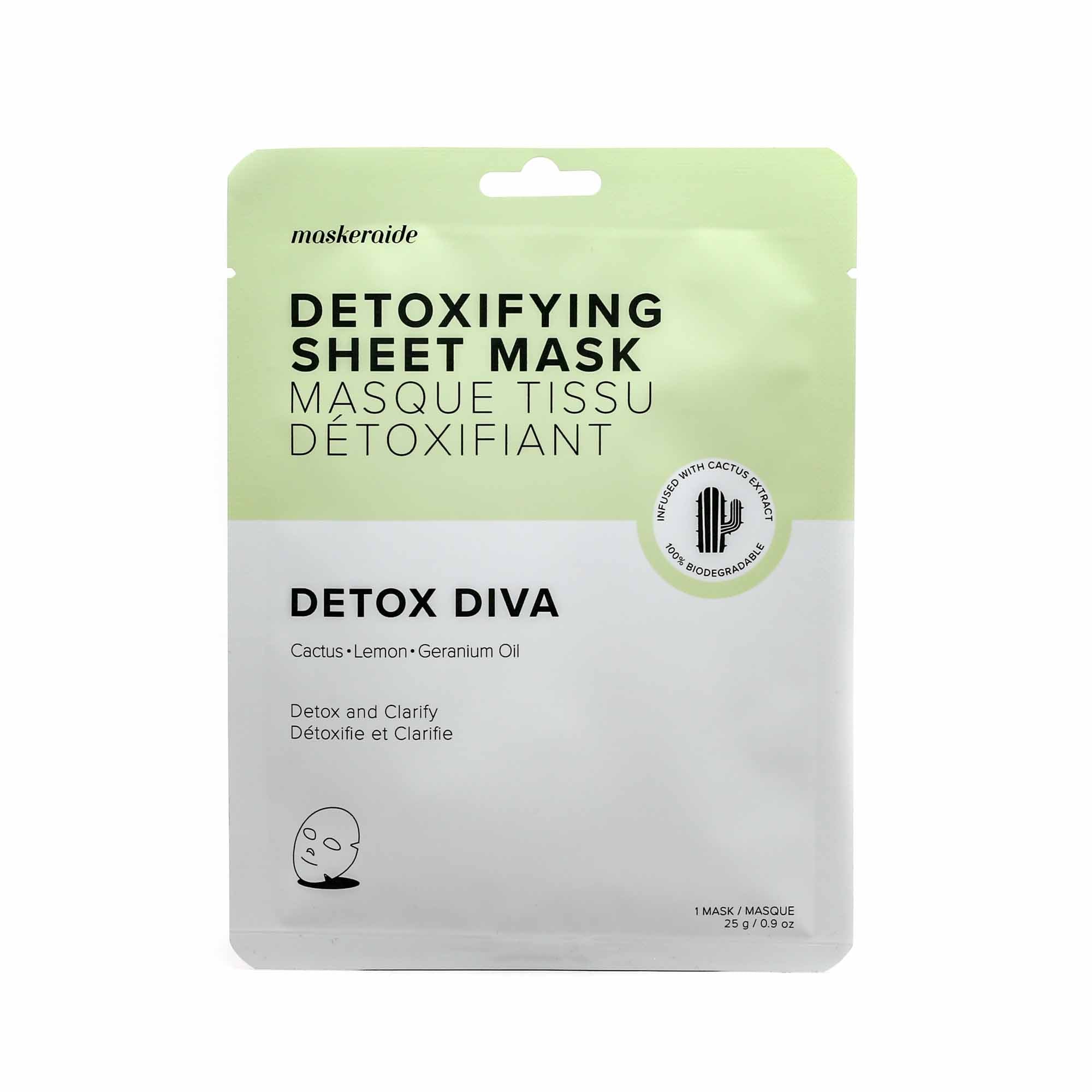 Detox Diva Detoxifying Sheet Mask - Mortise And Tenon