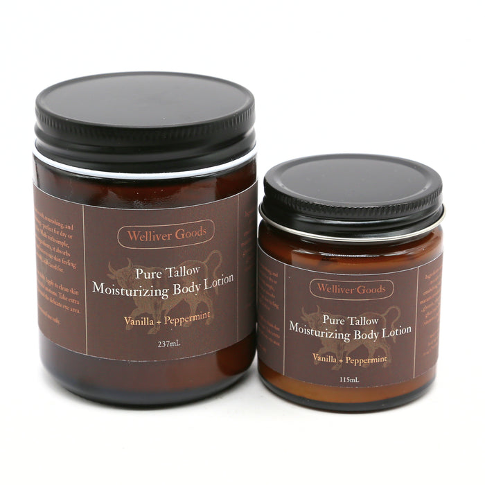 Welliver Goods Pure Tallow Body Lotion - 2 Fragrances