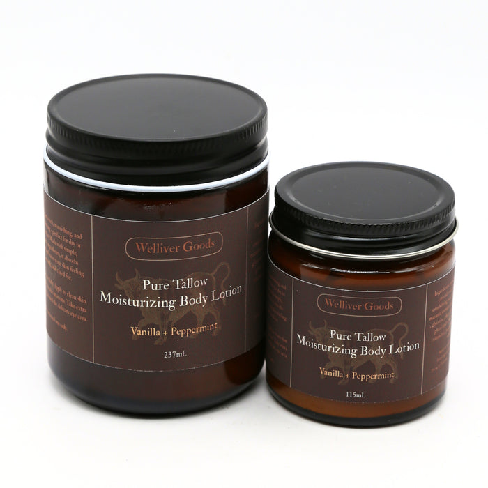 Welliver Goods Pure Tallow Body Lotion - 2 Fragrances